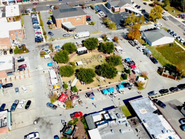 Area view of the park in Camden South Carolina